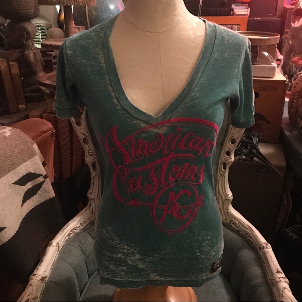 Womens affliction graphic T-shirt